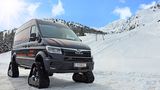 MAN TGE 4x4 mit Raupenantrieb