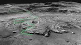 Die Route von "Perseverance" auf dem Mars