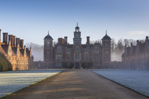 Das Anwesen Blickling Hall von vorne