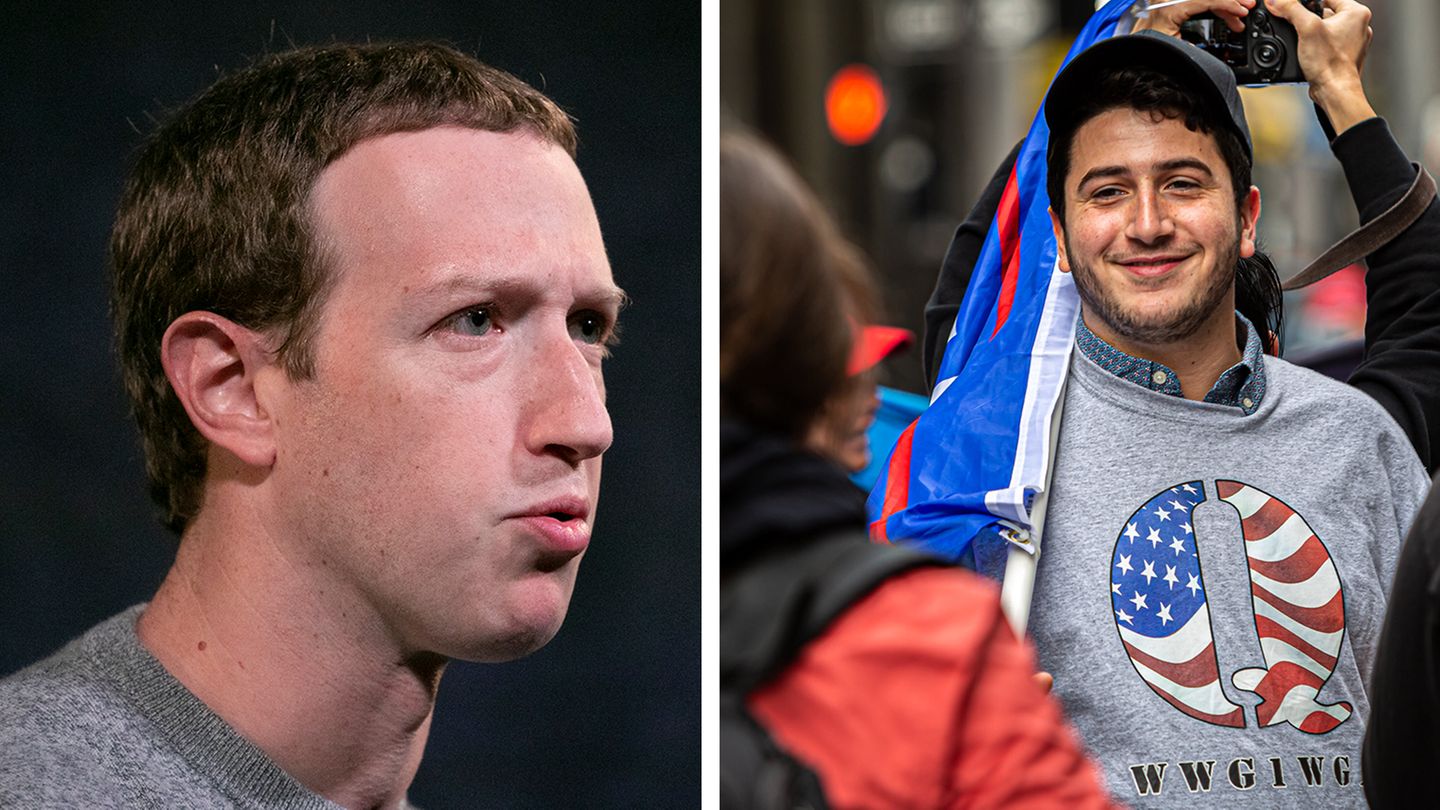 Facebook-Chef Mark Zuckerberg ließ Verschwörungs-Theoretikern viel Raum