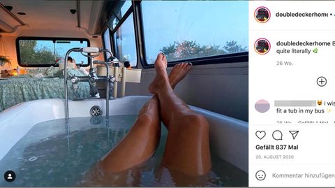 Die Badewanne im Bus