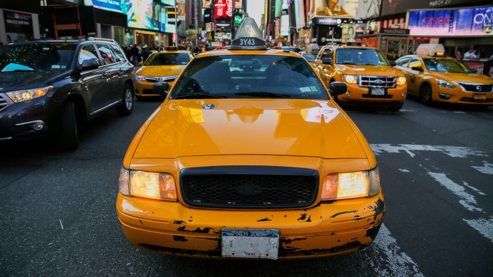 Yellow Cab in New York
