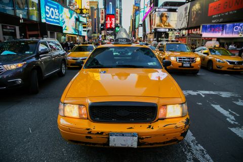 Yellow Cab in New York