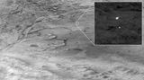 Schnappschuss von der Landung des Mars Rovers Perseverance