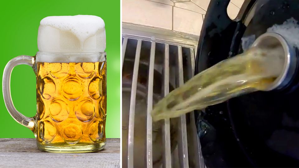 Brauereien in Corona-Not: Hektoliter in den Abfluss: Diese Bilder schmerzen jeden Bier-Liebhaber Brauereien in Corona-Not: Hektoliter in den Abfluss: Diese Bilder schmerzen jeden Bier-Liebhaber