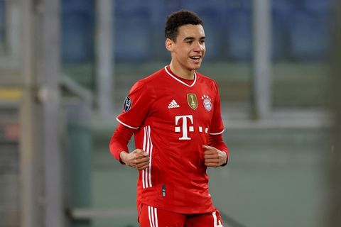 Jamal Musiala beim Champions-League-Spiel der Bayern in Rom