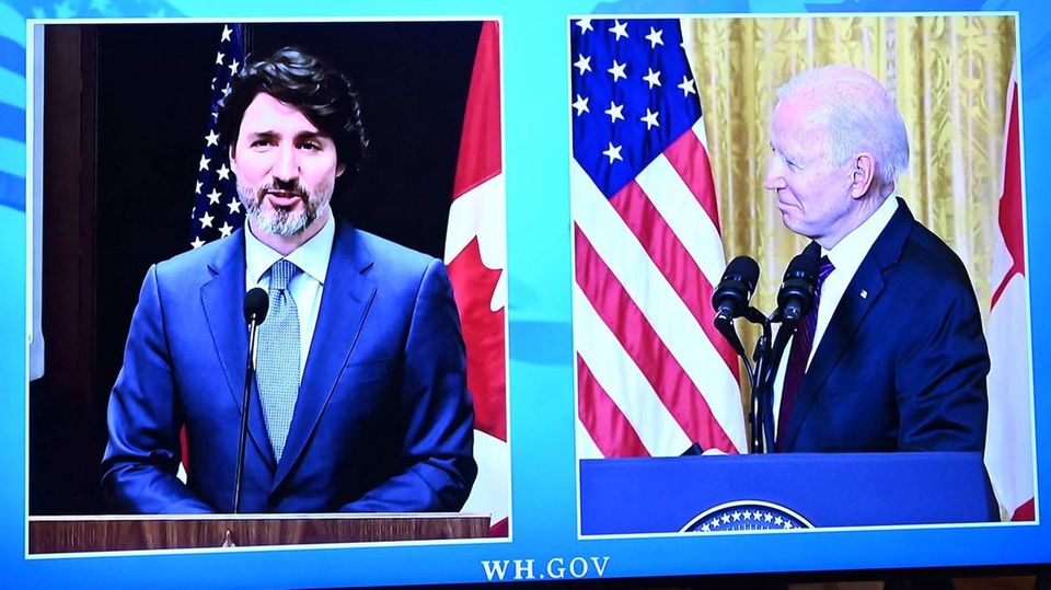 Justin Trudeau und Joe Biden