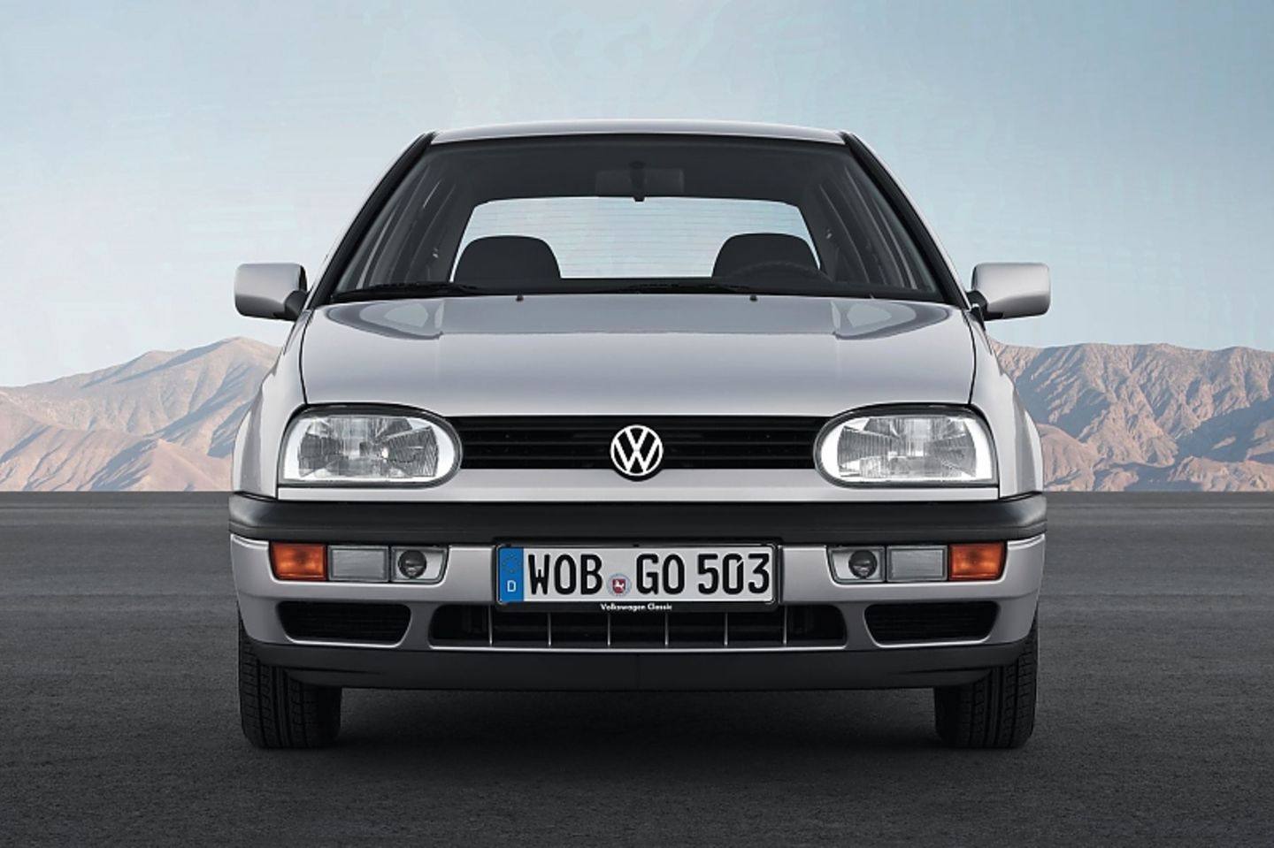 Das mandeläugige Gesicht ist typisch für den VW Golf III