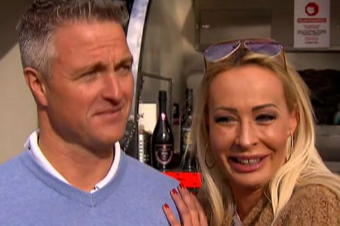 Ralf und Cora Schumacher vor ihrem Foodtruck