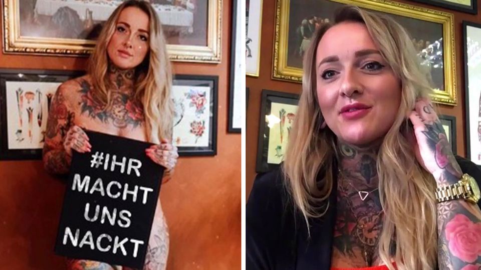 Tätowiererin Claudia Lehnigk über den Corona-Protest #IhrMachtUnsNackt