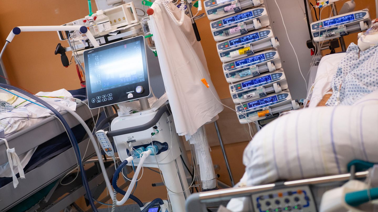 Patientin im Koma