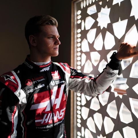 "Ich wollte immer das werden“: Mick Schumacher, 21, im Rennanzug seines Formel-1- Teams Haas