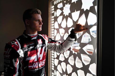 "Ich wollte immer das werden“: Mick Schumacher, 21, im Rennanzug seines Formel-1- Teams Haas