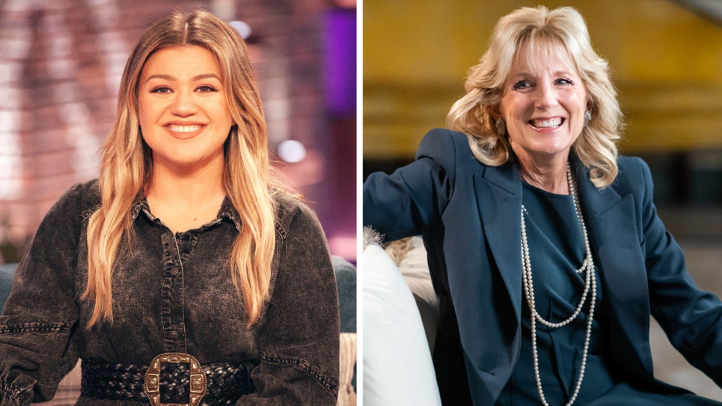 Kelly Clarkson und Jill Biden