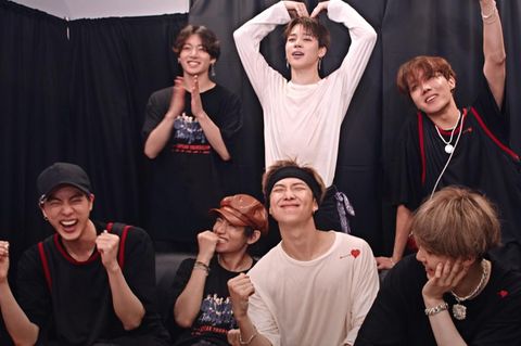 Die südkoreanische Popband BTS