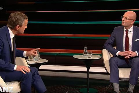 Markus Lanz befragt Halles Oberbürgermeister Bernd Wiegand, warum dieser schon gegen Corona geimpft wurde