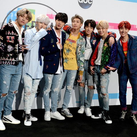 Die südkoreanische Boygroup BTS