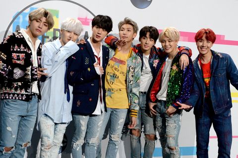 Die südkoreanische Boygroup BTS