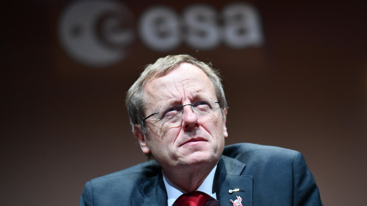 Esa-Direktor Jan Wörner mit skeptischem Blick