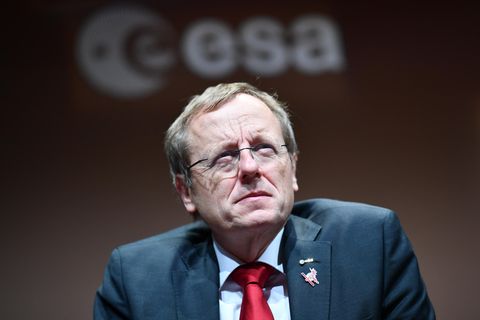 Esa-Direktor Jan Wörner mit skeptischem Blick