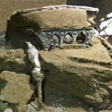 Der Wagen ist fast komplett erhalten.