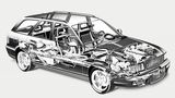 Der Audi RS2 Avant wurde zusammen mit Porsche entwickelt