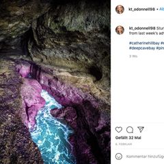 Foto-Motiv und Magnet für Abenteurer: die "Cotton Candy Caves" in New South Wales