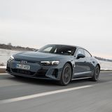 Im Inneren des Audi e-tron GT geht es leise zu