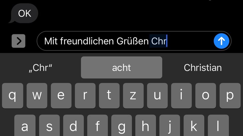 Die Wortvorschläge auf dem iPhone sind nicht immer so smart, wie der Konzern verspricht. Die Wortvorschläge auf dem iPhone sind nicht immer so smart, wie der Konzern verspricht.