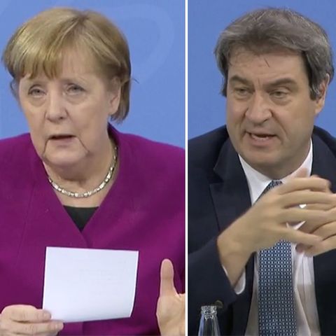 "Impfen, Testen, Notbremse" - Sehen Sie die PK zum Corona-Gipfel in voller Länge