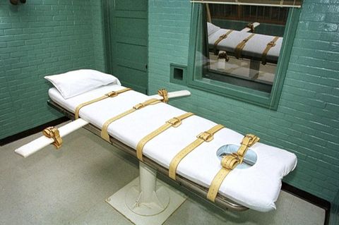 Die Todeszelle des berüchtigten Huntsville-Gefängnisses in Texas