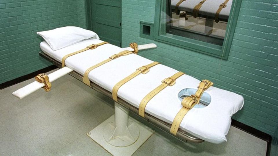 Die Todeszelle des berüchtigten Huntsville-Gefängnisses in Texas