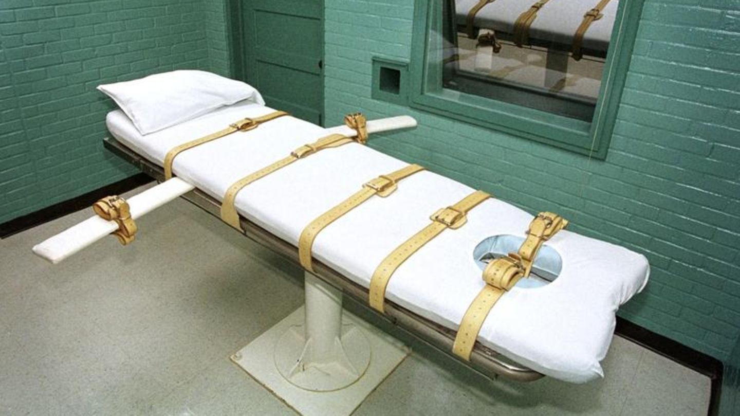 Die Todeszelle des berüchtigten Huntsville-Gefängnisses in Texas