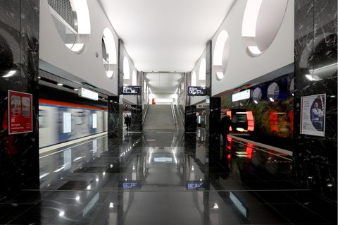 In der Moskauer Metro sollen demnächst Fahrkarten per Gesichtserkennung gelöst werden 