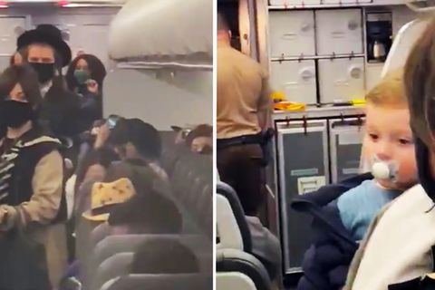 Masken nicht getragen oder Antisemitismus? Airline schmeißt orthodoxe Juden aus Flugzeug