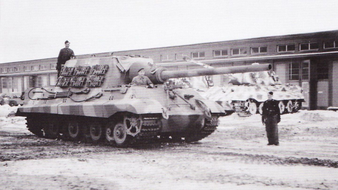 Die gewaltige Länge machte es schwer den Panzer zu bewegen.