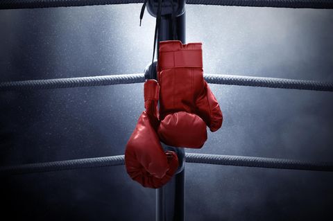 Ein Boxring als Symbolfoto für Nachrichten aus Deutschland