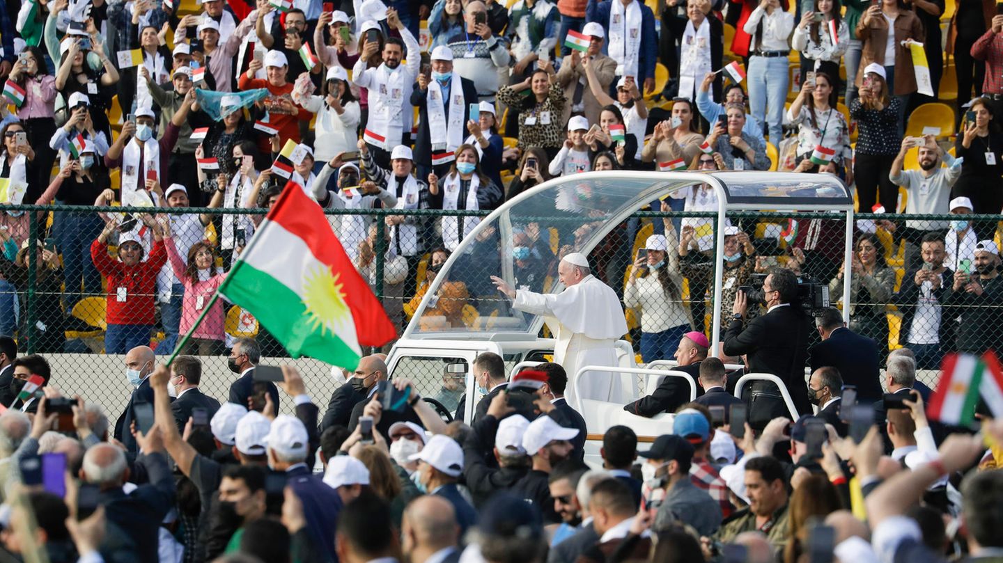 Papst Franziskus im Irak