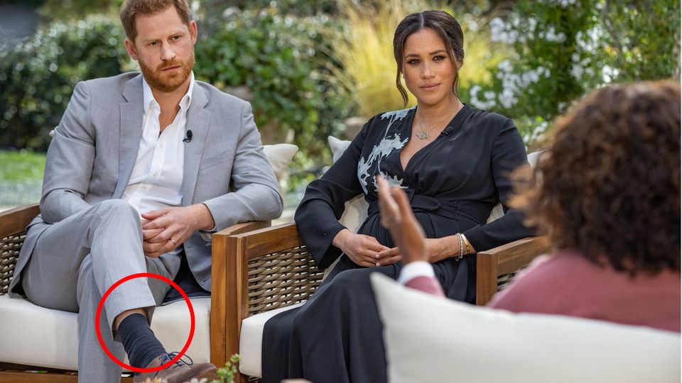 Harry und Meghan beim Interview Harry und Meghan beim Interview mit Oprah Winfrey