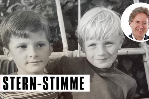 Alte Schulfreunde: Uli und Frank (rechts)