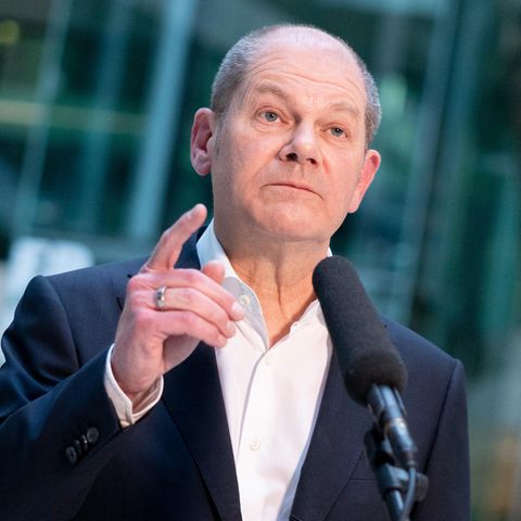 Olaf Scholz (SPD), Bundesminister der Finanzen und SPD-Kanzlerkandidat