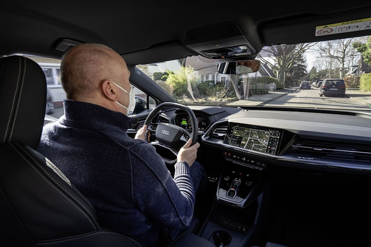 Das Fahrverhalten des Audi Q4e-tron ist gutmütig