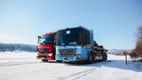 Mercedes Benz eActros eEconic im Wintertest