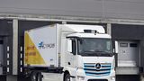 So dürfte das Szenario aussehen: Mercedes Benz eActros im Praxiseinsatz bei Netto