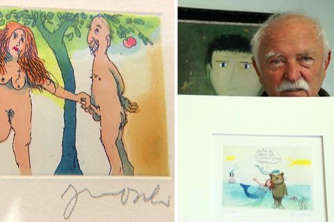 Janosch feiert 90. Geburtstag: Zwischen Tigerente und nicht-jugendfreien Zeichnungen