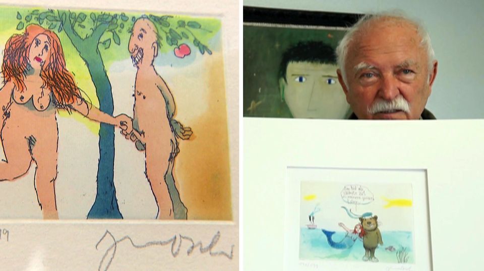 Janosch feiert 90. Geburtstag: Zwischen Tigerente und nicht-jugendfreien Zeichnungen