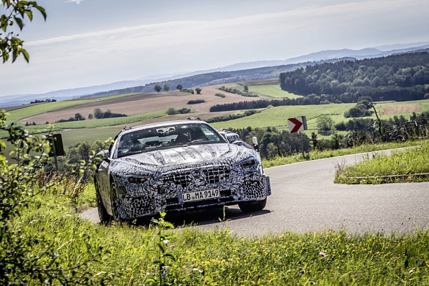 Erprobung Mercedes SL 2021