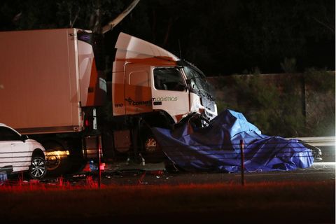 Bei dem Unfall in Melbourne im vergangenen April starben vier Polizisten