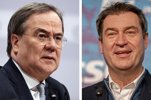 CDU-Parteichef Armin Laschet und CSU-Bundesvorsitzender Markus Söder