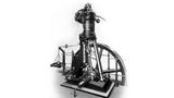 Prototyp von Rudolf Diesels Motor gebaut im Auftrag der Maschinenfabrik Augsburg 1897